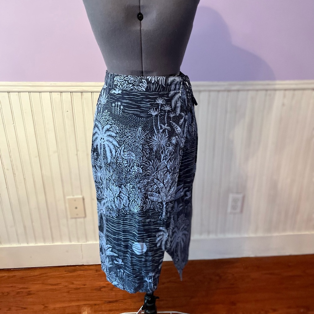 100% Linen Wrap Skirt